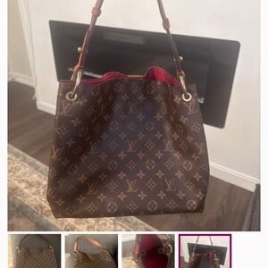 Louis Vuitton Brown Monogram Shoulder Bag